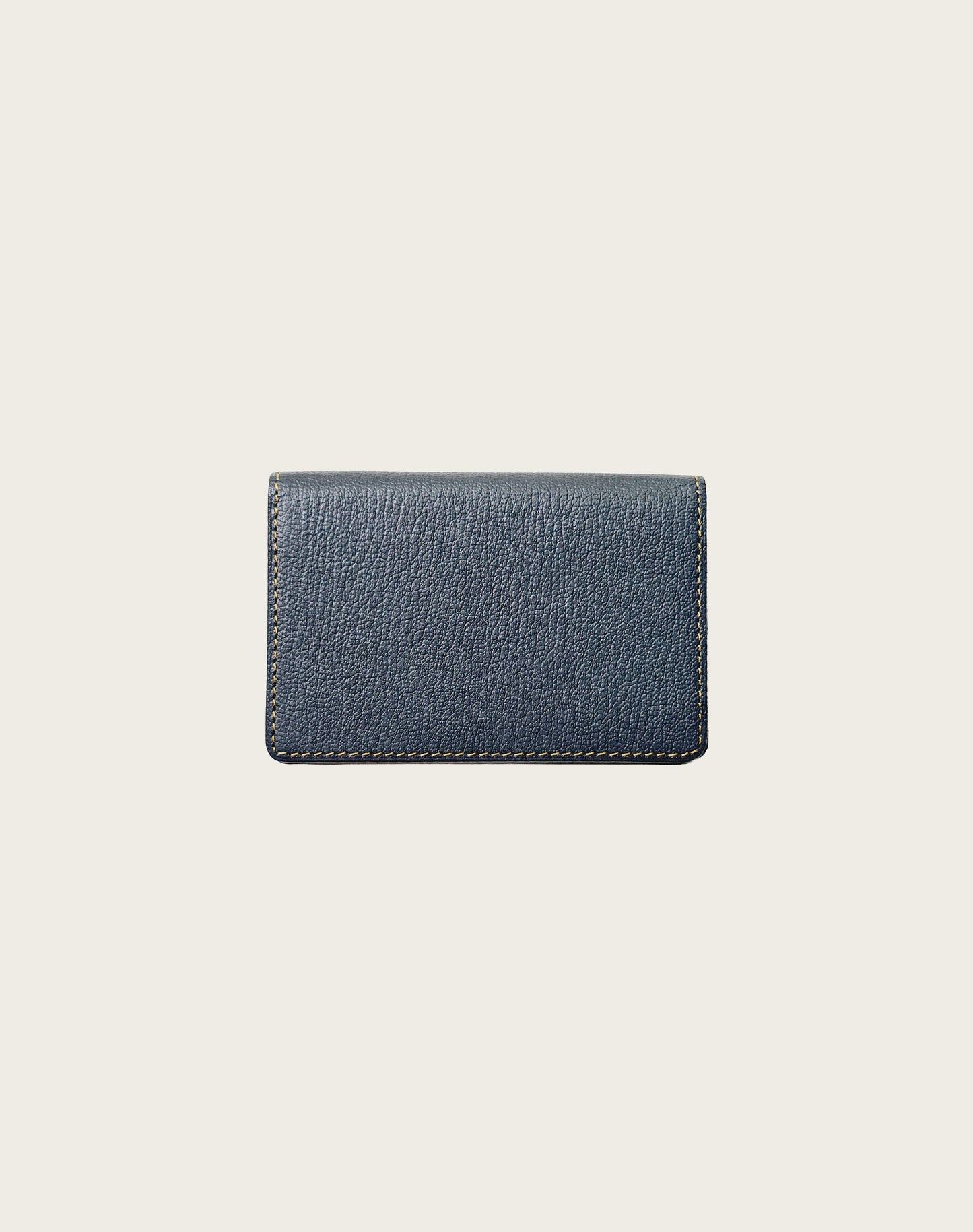 FIND CARD CASE GOAT SHRINK LEATHER CUSTOM GREY