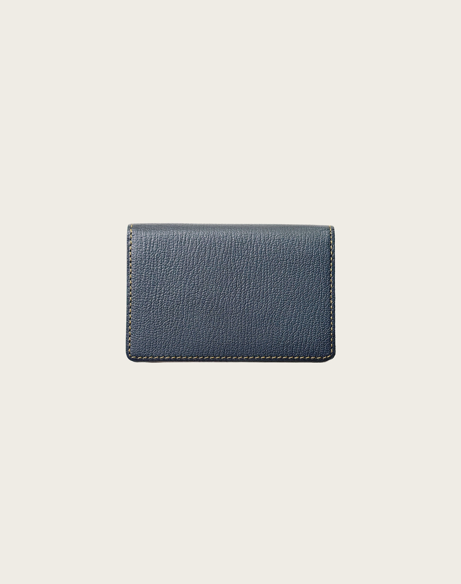 FIND CARD CASE GOAT SHRINK LEATHER CUSTOM GREY
