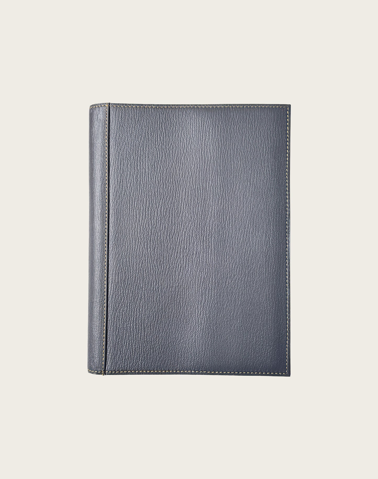 FIND NOTE COVER GOAT SHRINK LEATHER CUSTOM GREY