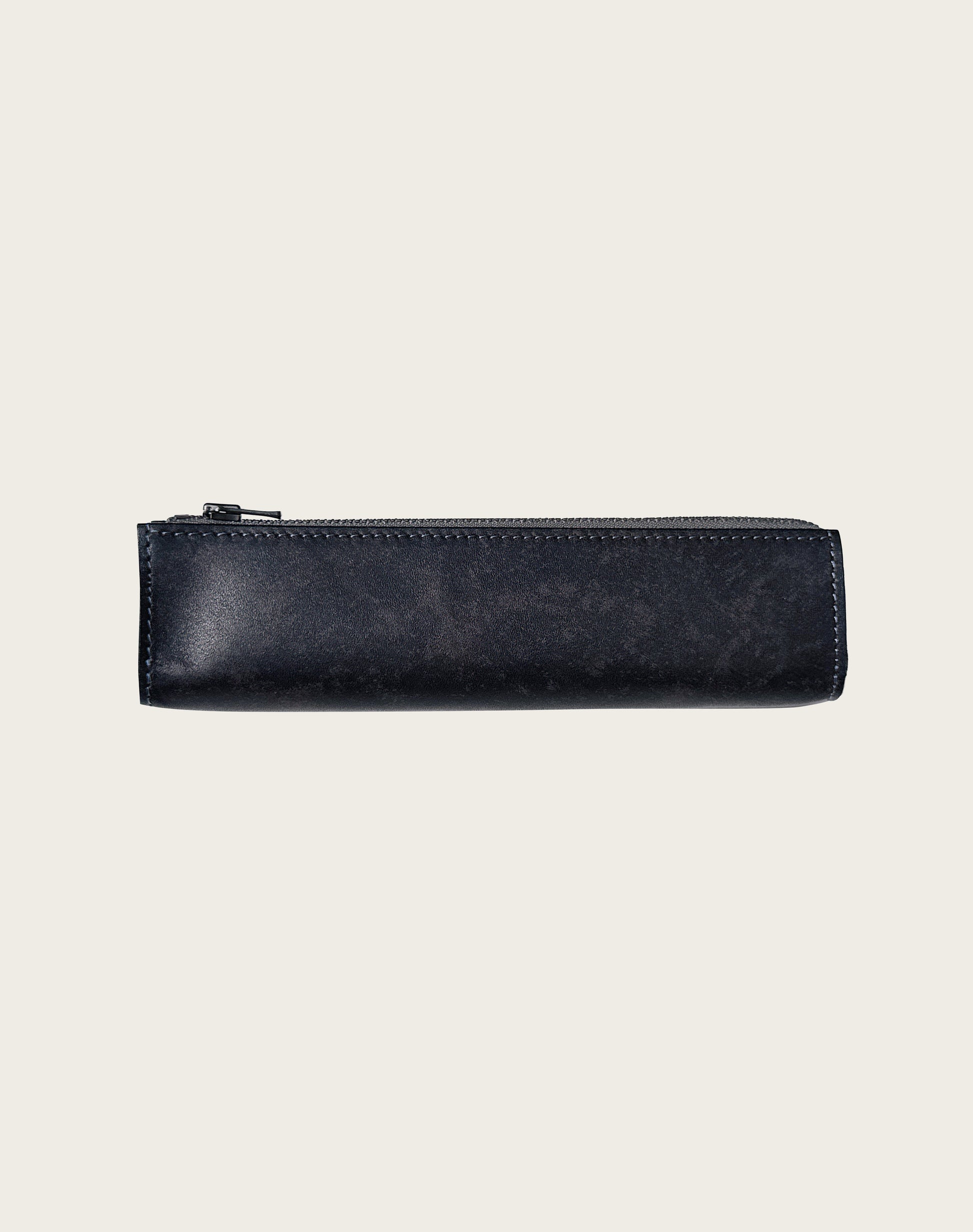 FIND PEN CASE ANTIQUE SHADE LEATHER CUSTOM GREY