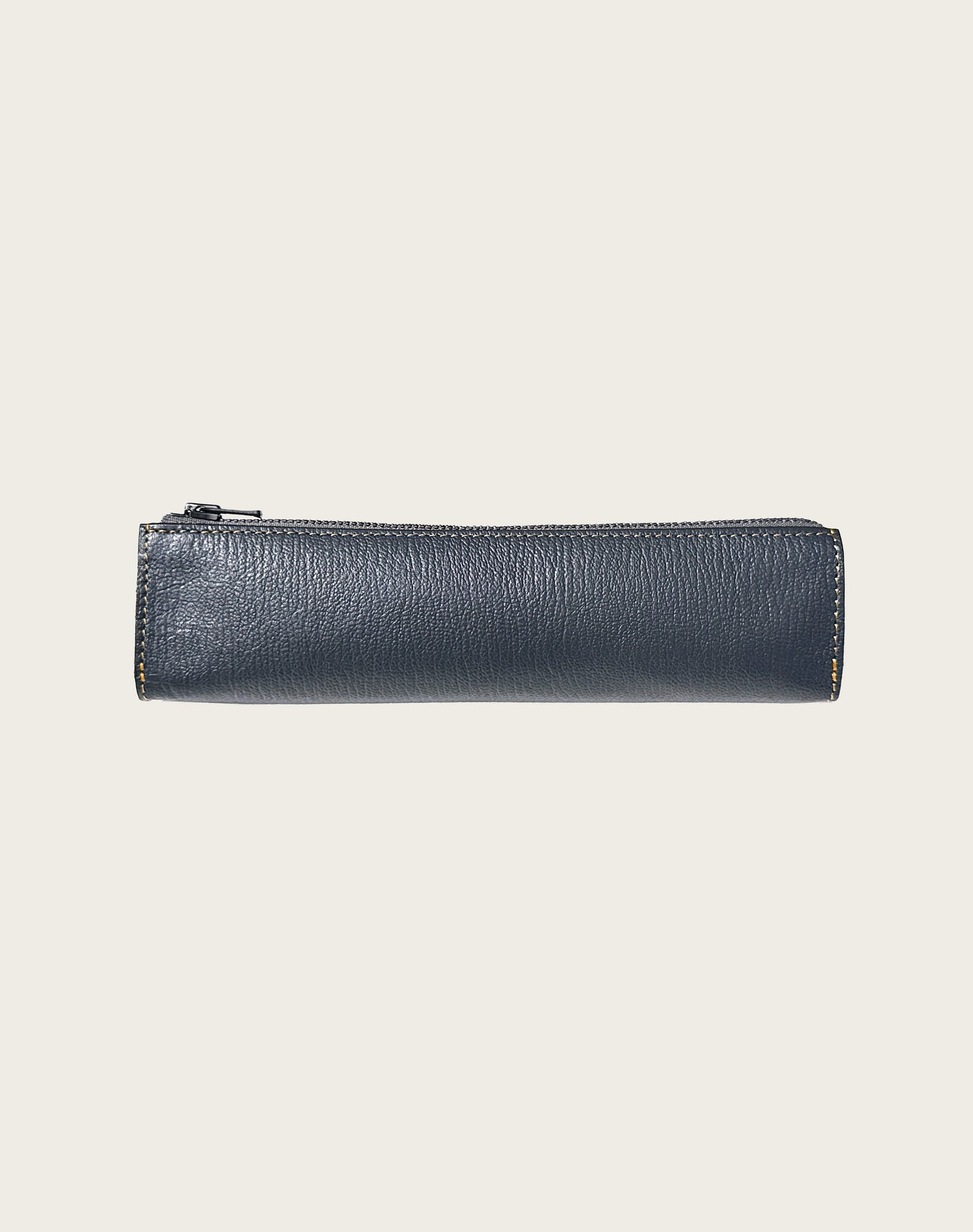 FIND PEN CASE GOAT SHRINK LEATHER CUSTOM GREY