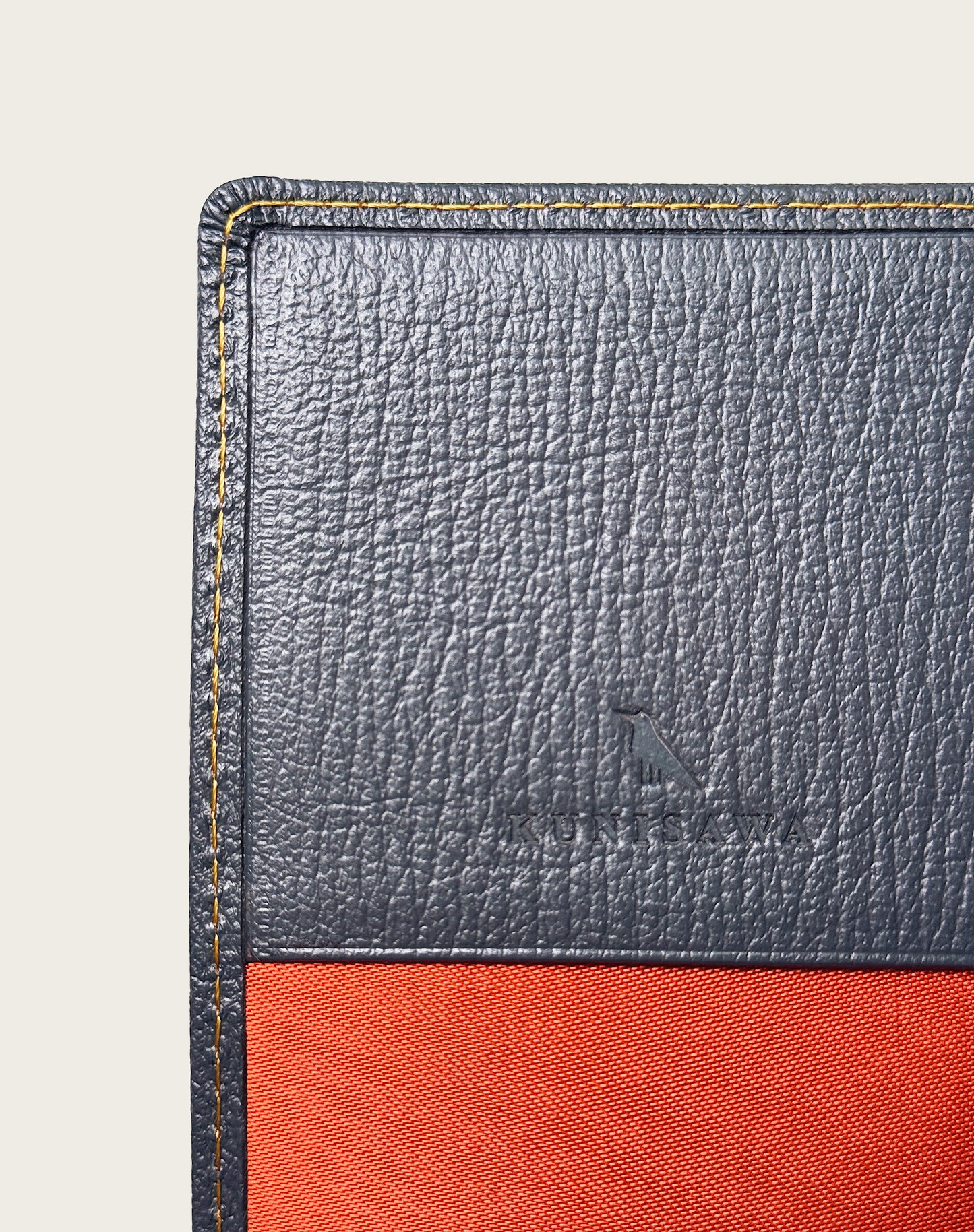 FIND MEMO COVER GOAT SHRINK LEATHER CUSTOM GREY